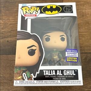 Funko Pop! Heroes Talia Al Ghul with Green and Black Outfit #475 Summer2023